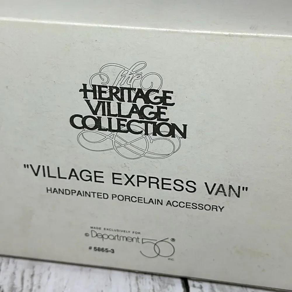 Dept 56 VILLAGE EXPRESS‎ VAN  Heritage Valley Collection 5865-3